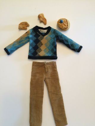 Vintage Ken Fun On Ice 791 Pants,  Sweater,  Gloves & Cap
