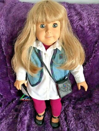 Vtg 1995 First Edition American Girl Of Today Doll 1st Meet Outfit Pleasant Co.