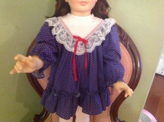 Pretty Long Sleeve Dress For Patti Playpal Doll