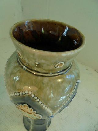 Large Antique Stoneware Royal Doulton Vase 2