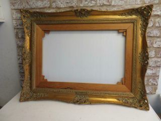 old picture frame GOLD fits a 26 inch X 18 