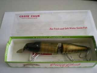 PLASTIC CREEK CHUB JOINTED PIKIE 3000 - P FISHING LURE WITH TACK EYES 2