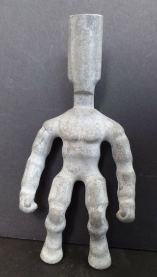 Vintage Stretch Armstrong Aluminum Action Figure Industrial Toy Mold He - Man