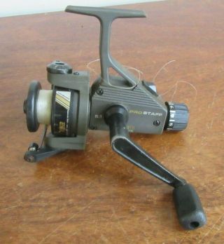 Vintage Zebco Ps2 Graphite Pro Staff Spinning Fishing Reel