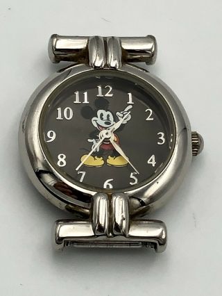 Vintage Classic Disney Store Fossil Mickey Mouse Silver Women’s Watch