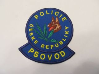 Czech Republic Psovod Narcotic Police K - 9 Unit Patch