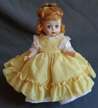 Vintage Alexander - Kins Madame Alexander 7.  5 " Doll Little Women Amy,  Outfit