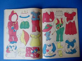 Vintage 1940s THE FIRST SEVEN YEARS OF PENNY Paper Dolls Book Uncut 3