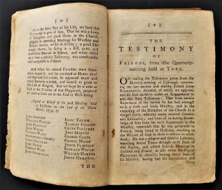 1774 antique LIFE of CHRIST leather 3rd ed Bible Quaker John Richardson 6