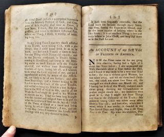 1774 antique LIFE of CHRIST leather 3rd ed Bible Quaker John Richardson 8