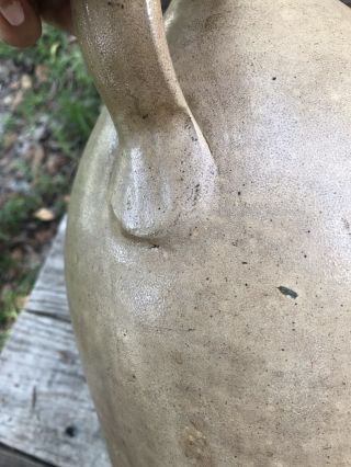 Antique 2 Gallon Crock Edmands & Co Salt Glaze Stoneware Pottery Jug 8