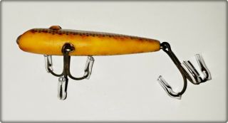 Tough L&S 6528 Trout Master Deep Runner Lure Red Speckles c 1950 3