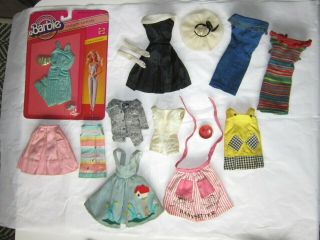 Vintage Barbie Skipper Francie Clothes Friday Night Date Outfits Lip Rouge Inv 8