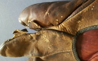 Antique A.  G.  Spalding & Bros Baseball Glove Leather Web Mitt EARLY 1900 ' S ?? 4