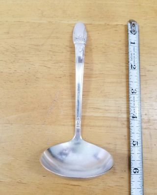 1847 Rogers Vintage 1937 First Love Pattern Silverplated Gravy Ladle