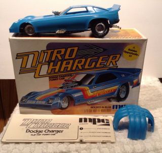 Vintage Dodge Charger Funny Car Model Kit Nitro Charger By Mpc