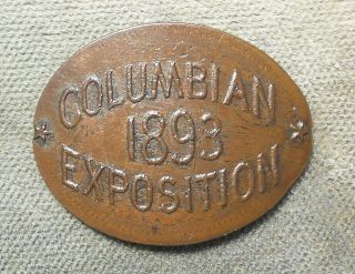 Martin & Dow Wce - 2a,  Elongated On An 1889 1c,  Rarity - 3,  Au,  Columbian Exposition