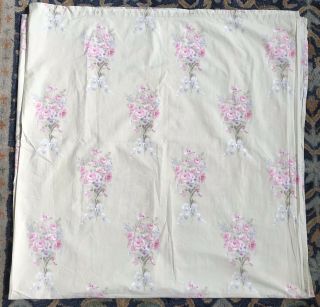 Vintage Simply Shabby Chic Cotton Shower Curtain