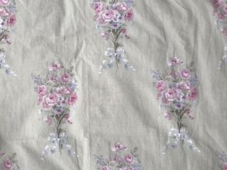 Vintage Simply Shabby Chic Cotton Shower Curtain 2