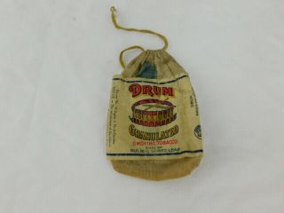 Antique Drum Granulated Smoking Tobacco Bag Pouch