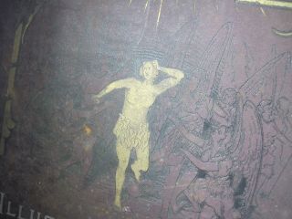Antique John Milton ' s Paradise Lost Illustrated by Gustave Dore Engravings Book 2