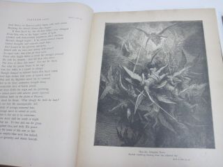 Antique John Milton ' s Paradise Lost Illustrated by Gustave Dore Engravings Book 7