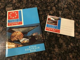 Montreal Canada Expo 67 Album Souvenir Book And Postcard Book