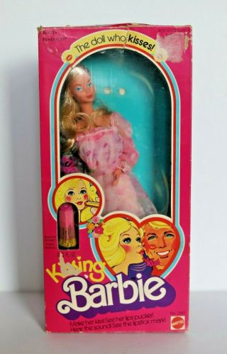 Vintage Mattel 1978 Kissing Barbie No.  2597 Box
