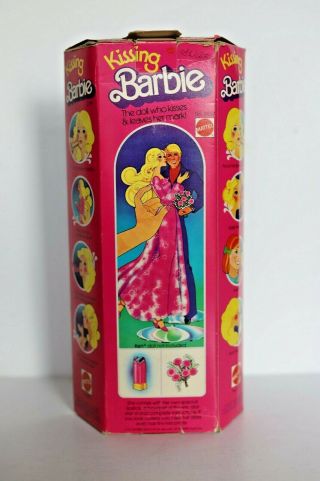 Vintage Mattel 1978 Kissing Barbie No.  2597 Box 7