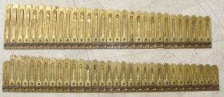122 Brass Reeds Estey Pump Organ Antique Parts Crafts Upcycle Repurpose 2