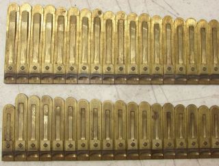 122 Brass Reeds Estey Pump Organ Antique Parts Crafts Upcycle Repurpose 3