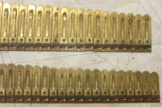 122 Brass Reeds Estey Pump Organ Antique Parts Crafts Upcycle Repurpose 4