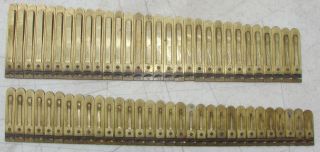 122 Brass Reeds Estey Pump Organ Antique Parts Crafts Upcycle Repurpose 5