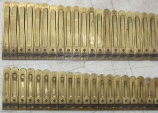 122 Brass Reeds Estey Pump Organ Antique Parts Crafts Upcycle Repurpose 6