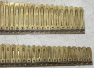122 Brass Reeds Estey Pump Organ Antique Parts Crafts Upcycle Repurpose 7