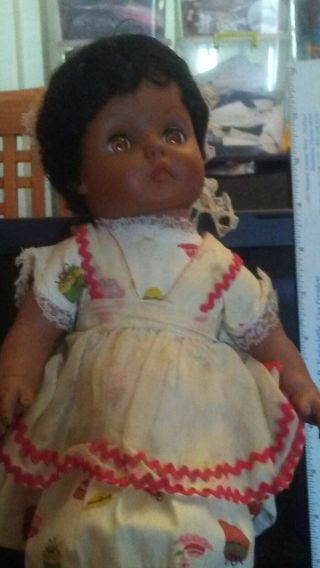 Vintage 1950s Black Baby Doll Clothes Sweet Face