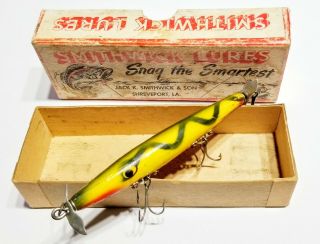 Vintage Smithwick Devils Horse Wood Fishing Lure Unknown Color