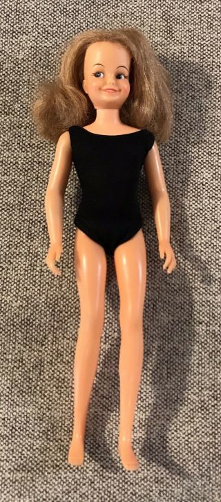 Vintage 60’s Ideal Doll Dodi Peppers Friend Tammy Family W/black Swimsuit