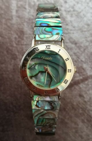 Vintage Mother Of Pearl / Abalone - Xanadu Ladies Watch Very Pretty And