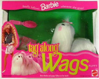 Barbie Tag Along Wags Puppy