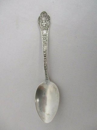 Antq Gorham La Reina Isabel Queen Elizabeth 1492 - 1893 Chicago Exhibition Spoon