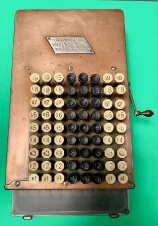 Comptometer Calculator Model A with Glass Front,  S/N 15385 4