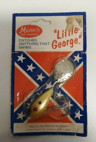 Vintage Little George Mann’s Catches Anything That Swims In Package Lure