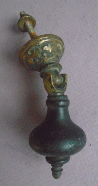 Single Antique Victorian Drop Drawer Pull Ca.  1860