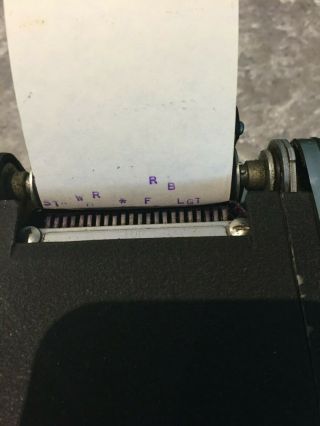 Stenograph machine from early 1900s - with tape and paper 5