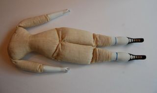 Vintage Cloth Doll Body For China Head Doll