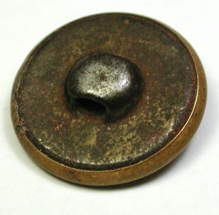 Antique Brass Button Robert Peary Image 