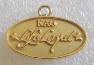 Kappa Alpha Theta ΚΑΘ Sorority Fraternity Life Loyal Pin Or Charm / Pendant