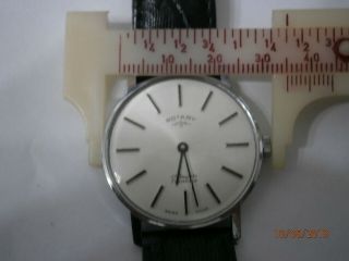Gents Vintage Rotary Dress Watch 17 Jewel Peseux 7050 Movement Fully