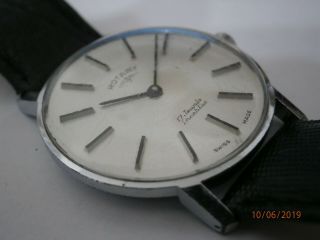 Gents Vintage Rotary Dress Watch 17 Jewel Peseux 7050 Movement Fully 5